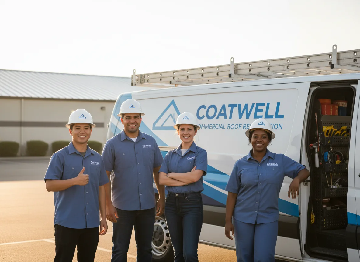Commercial roof coating company in Burnett, WI